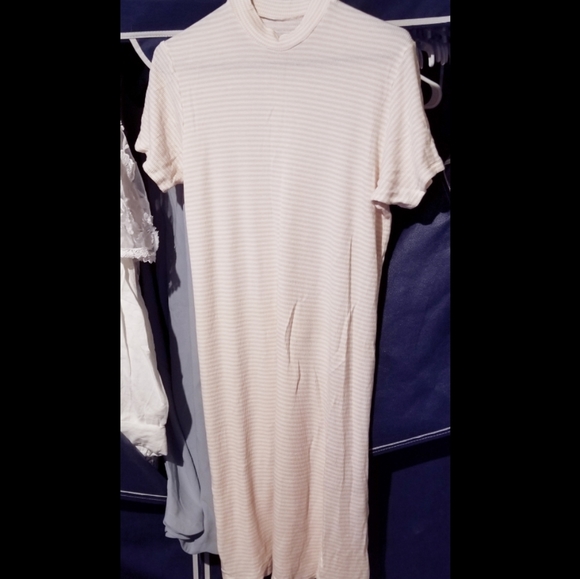 Albionfit Apricot Stripe Texture Dress XL - Picture 5 of 5